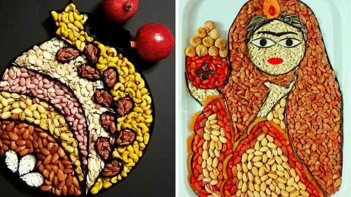 شب یلدای متفاوت با آجیل‌های خلاقانه