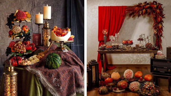 ایده‌های چیدمان سفره شب یلدا؛ سنتی و مدرن