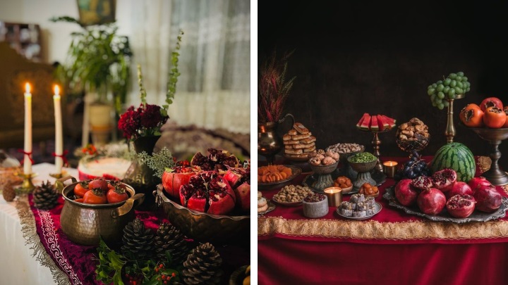 ایدههای چیدمان سفره شب یلدا؛ سنتی و مدرن ایدههای چیدمان سفره شب یلدا؛ سنتی و مدرن