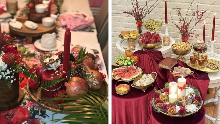 ایدههای چیدمان سفره شب یلدا؛ سنتی و مدرن ایدههای چیدمان سفره شب یلدا؛ سنتی و مدرن