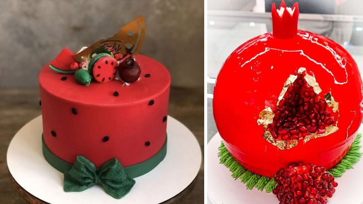 کیک یلدایی با طعم اصالت: تزییناتی با الهام از فرهنگ ایرانی