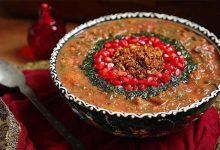 طرز تهیه آش انار