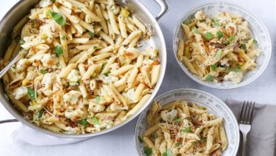 طرز تهیه پاستای گل کلم+ نکات و فوت‌وفن‌ها