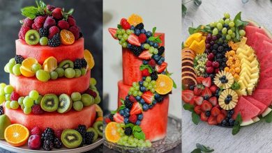 ایده‌های تزیین هندوانه و میوه شب یلدا 1403