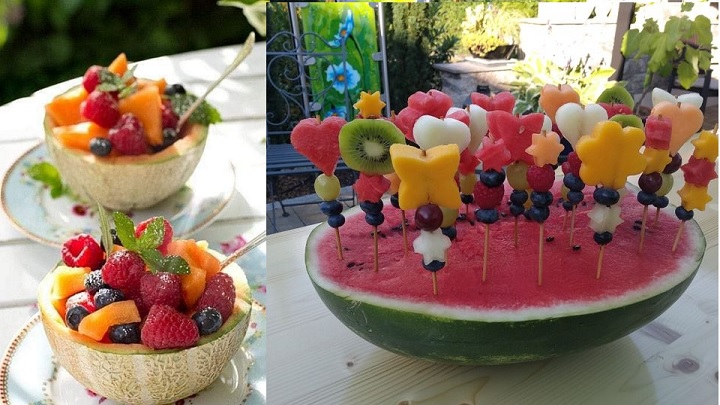 مهمانان را با تزیین‌های میوه‌ای شگفت‌زده کنید