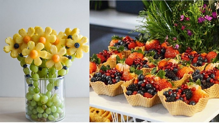 آموزش گام به گام تزیین هندوانه به شکل‌های مختلف