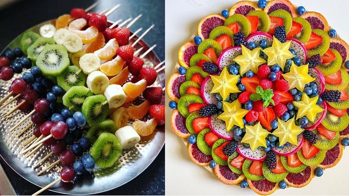 ایده‌های ساده و زیبا برای تزیین میوه شب یلدا