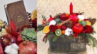 ایده‌های باکس تزیینی شب یلدایی عروس