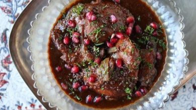 طرز تهیه خورشت انار و بادمجان برای شب یلدا+ نکات و فوت‌وفن ها