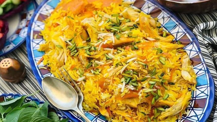 طرز تهیه نارنگی پلو طرز تهیه نارنگی پلو
