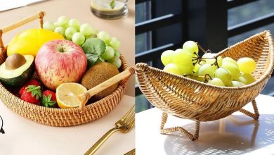 26 مدل از جدیدترین ظرف‌های میوه بافت حصیری؛ برای هر سلیقه