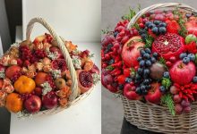 مدل‌های تزیین سبد میوه یلدایی عروس 1404