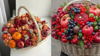 مدل‌های تزیین سبد میوه یلدایی عروس 1403