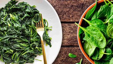 کالری اسفناج پخته چقدر است؟