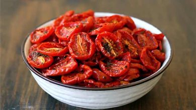 کالری گوجه فرنگی خشک چقدر است؟