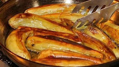 کالری بادمجان سرخ شده چقدر است؟