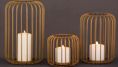 انواع مدل جاشمعی فلزی دکوراتیو؛ مکمل دکوراسیون شما