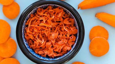 کالری هویج خشک چقدر است؟