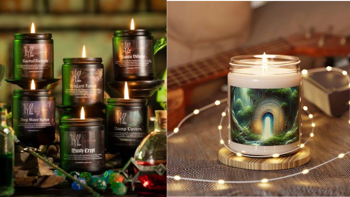 انواع شمع لیوانی؛ فانتزی و خاص