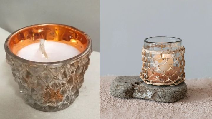 انواع مدل‌های شمع لیوانی فانتزی