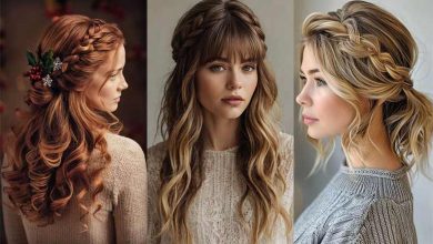 مدل موی جدید نیمه باز دخترانه برای مهمانی و عروسی