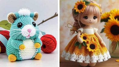 جدیدترین عروسک‌های بافتنی دست ساز برای اتاق کودک