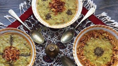 طرز تهیه آش عباسعلی کرمانشاه به روش خانگی
