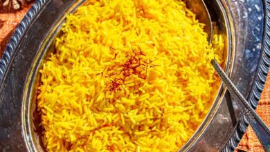طرز تهیه برنج زعفرانی+ نکات و فوتوفن ها