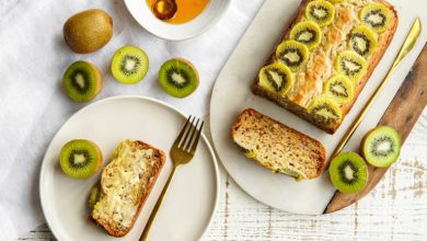 کیک کیوی و موز به روش خانگی