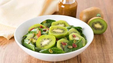 طرز تهیه سالاد کیوی و اسفناج+ نکات‌ و فوت‌وفن‌ ها