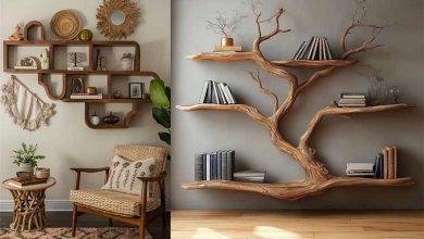 انواع مدل شلف‌ دیواری مدرن برای دکوراسیون مینیمال