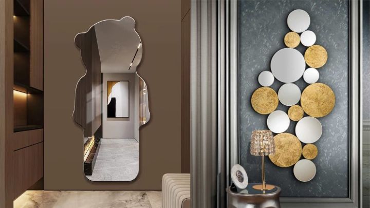 با آینه‌های دیواری، خانه‌تان را زیباتر و روشن‌تر کنید