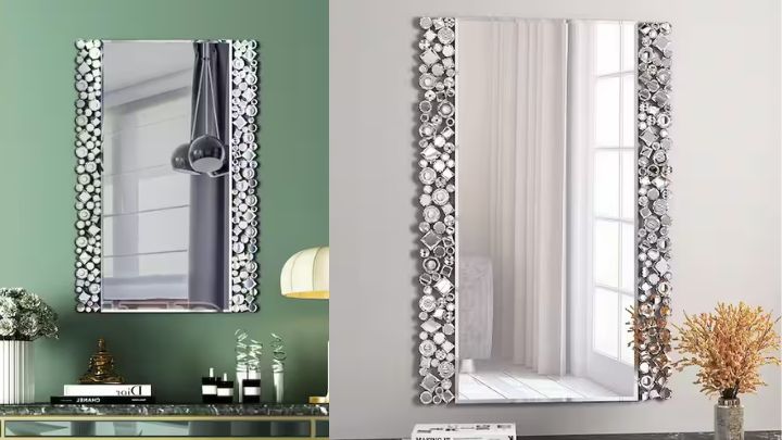 فضا را بزرگ‌تر از آنچه هست نشان دهید: با آینه‌های دیواری