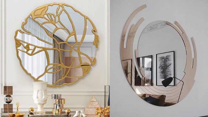 روشنایی و عمق بیشتر با آینه‌های دیواری