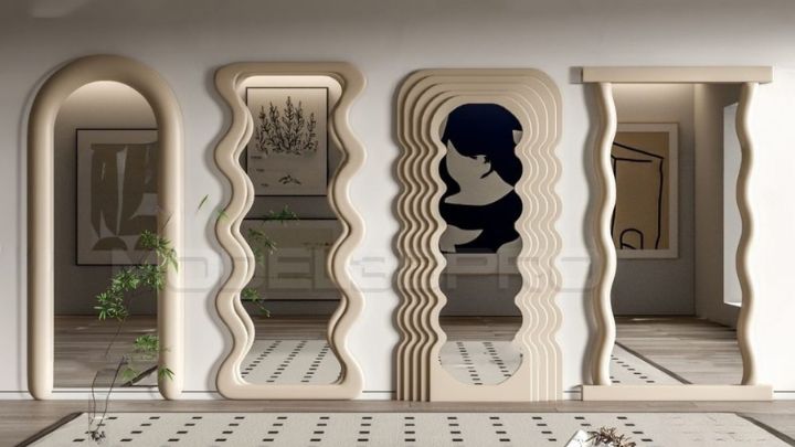 آینه‌های دیواری با نورپردازی؛ تجربه بصری متفاوت