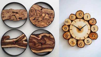 ساعت‌های دیواری چوبی روستیک 2025؛ برای هر سلیقه‌ای