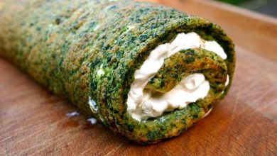 طرز تهیه رولت اسفناج به روش خانگی