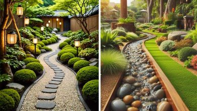 طراحی‌‌های شیک برای مسیر پیاده‌روی باغ
