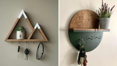 ایده‌های جاکلیدی دیواری شیک؛ نقطه کانونی ورودی خانه