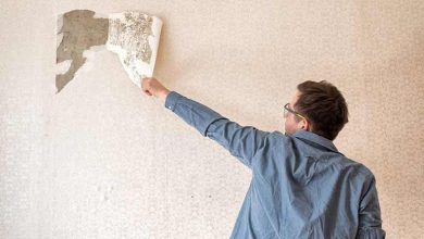 ترفند ساده برای کندن کاغذ دیواری قدیمی+ مراحل و نکات
