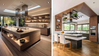 انواع مدل جدید کابینت جزیره‌ای؛ برای آشپزخانه‌ لاکچری