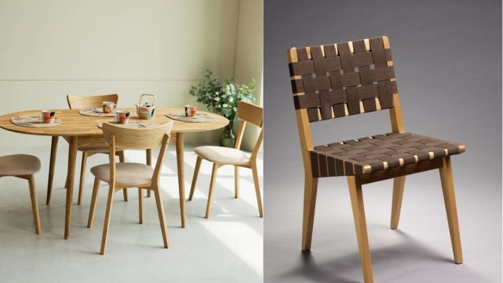 از اتاق نشیمن تا باغ: صندلی چوبی با طراحی چند منظوره