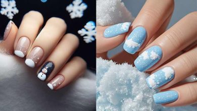 ایدههای خلاقانه دیزاین زمستانی ناخن؛ ترند 1403
