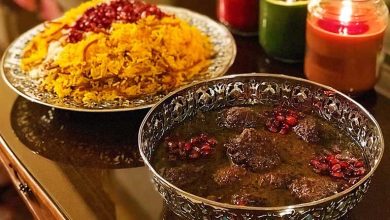 کالری خورشت اناربیج چقدر است؟