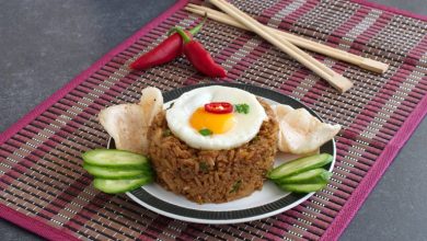 طرز تهیه ناسی گورنگ Nasi goreng