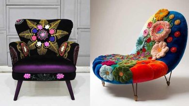 انواع مدل کاناپه‌ تکی با طرح گل؛ جدید و مدرن