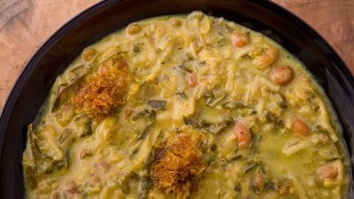 طرز تهیه آش تره کوهی+ نکات و فوتوفن ها