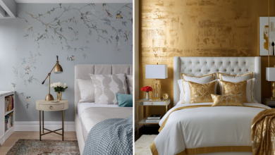 30 طرح‌ مدرن و جذاب کاغذ دیواری اتاق خواب؛ ترند 1404