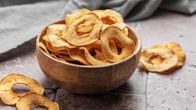 کالری سیب خشک چقدر است؟