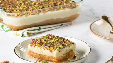 طرز تهیه دسر عیش السریا عربی برای ماه رمضان + نکات